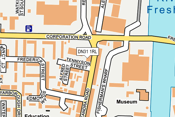 DN31 1RL map - OS OpenMap – Local (Ordnance Survey)