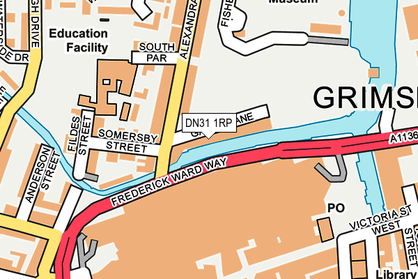 DN31 1RP map - OS OpenMap – Local (Ordnance Survey)