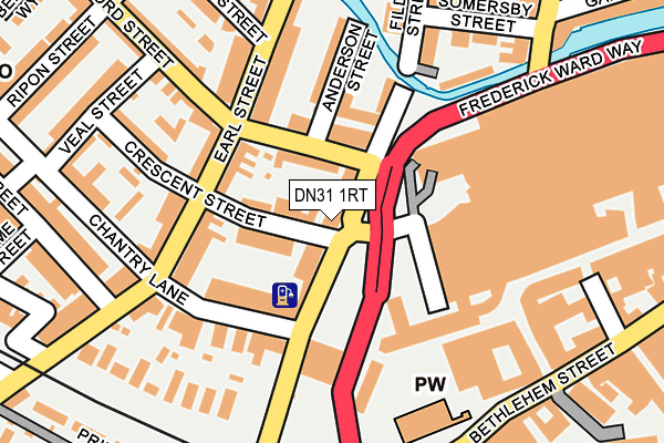 DN31 1RT map - OS OpenMap – Local (Ordnance Survey)