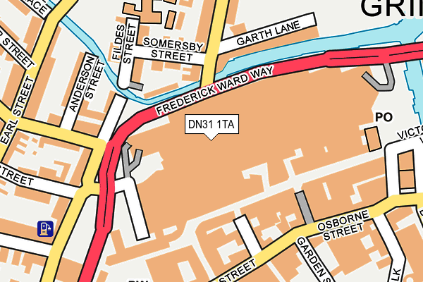 DN31 1TA map - OS OpenMap – Local (Ordnance Survey)