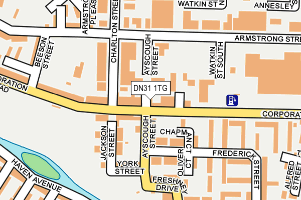 DN31 1TG map - OS OpenMap – Local (Ordnance Survey)