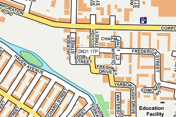 DN31 1TP map - OS OpenMap – Local (Ordnance Survey)
