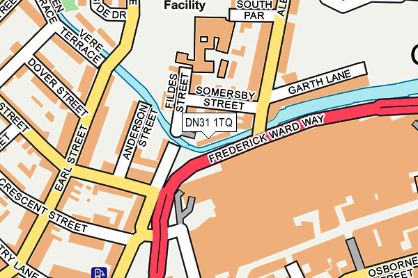 DN31 1TQ map - OS OpenMap – Local (Ordnance Survey)