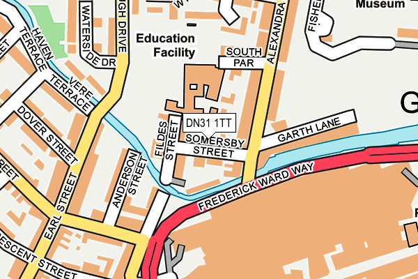 DN31 1TT map - OS OpenMap – Local (Ordnance Survey)