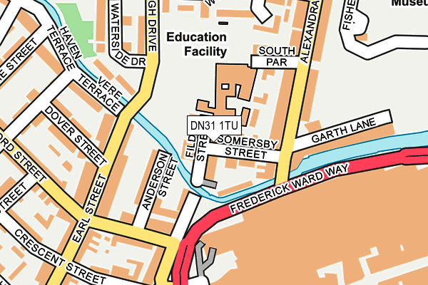 DN31 1TU map - OS OpenMap – Local (Ordnance Survey)