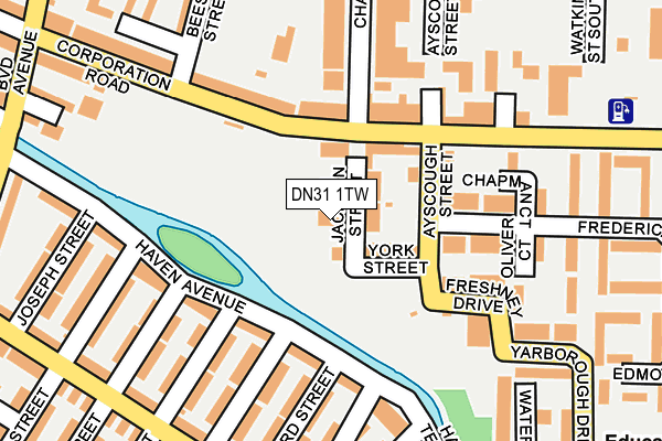 DN31 1TW map - OS OpenMap – Local (Ordnance Survey)