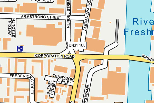 DN31 1UJ map - OS OpenMap – Local (Ordnance Survey)