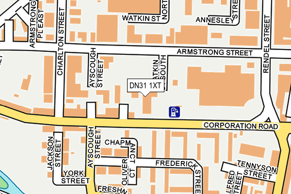 DN31 1XT map - OS OpenMap – Local (Ordnance Survey)