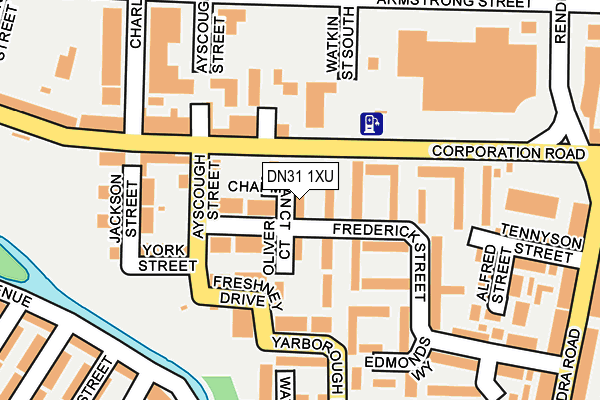 DN31 1XU map - OS OpenMap – Local (Ordnance Survey)