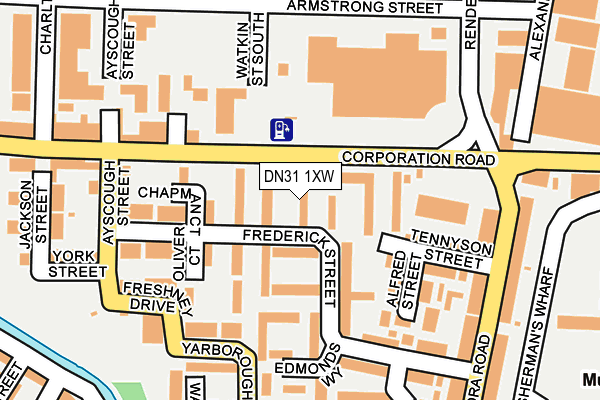 DN31 1XW map - OS OpenMap – Local (Ordnance Survey)