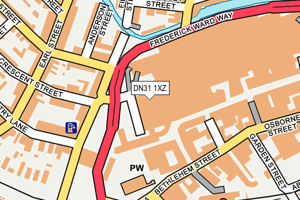 DN31 1XZ map - OS OpenMap – Local (Ordnance Survey)
