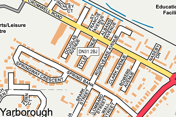 DN31 2BJ map - OS OpenMap – Local (Ordnance Survey)