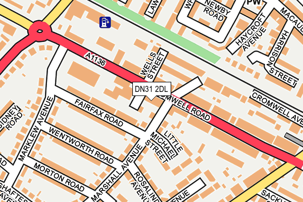 DN31 2DL map - OS OpenMap – Local (Ordnance Survey)