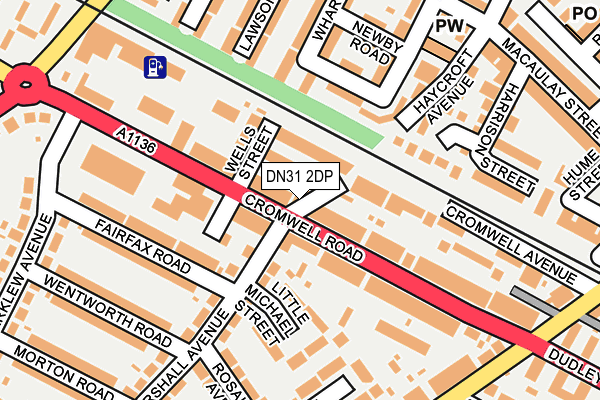 DN31 2DP map - OS OpenMap – Local (Ordnance Survey)