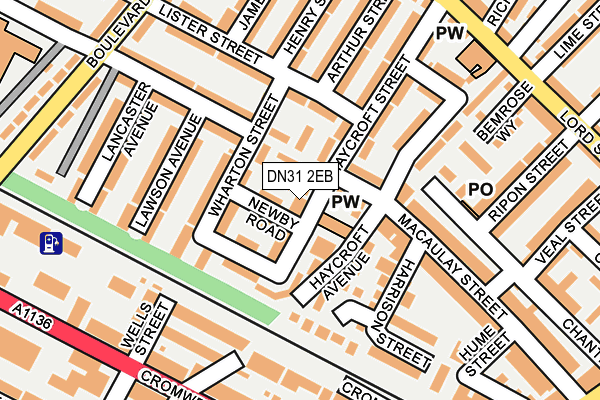 DN31 2EB map - OS OpenMap – Local (Ordnance Survey)
