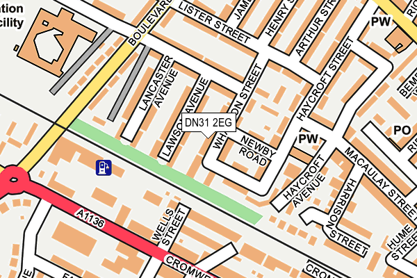 DN31 2EG map - OS OpenMap – Local (Ordnance Survey)