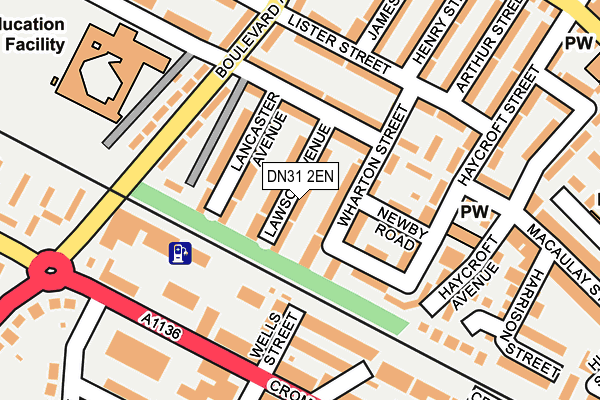DN31 2EN map - OS OpenMap – Local (Ordnance Survey)