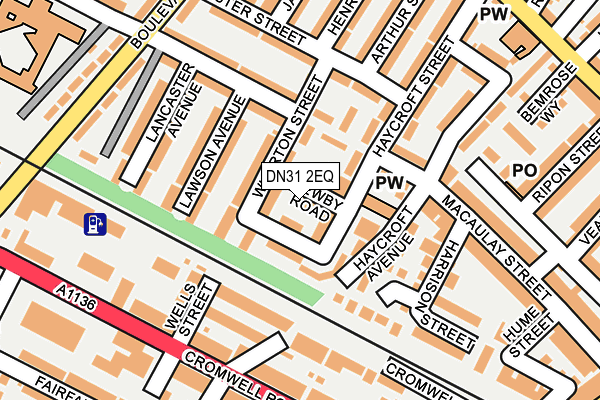 DN31 2EQ map - OS OpenMap – Local (Ordnance Survey)