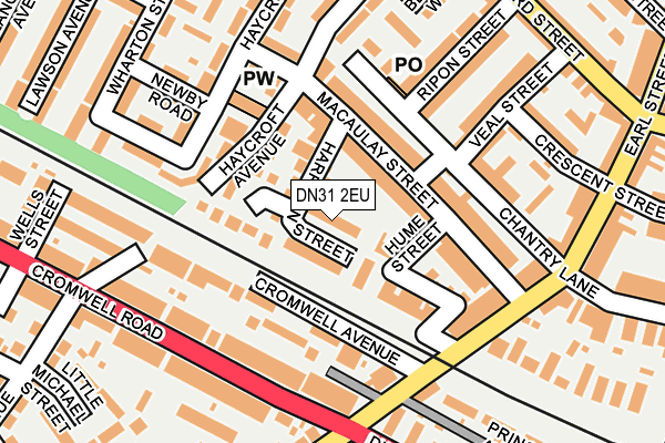 DN31 2EU map - OS OpenMap – Local (Ordnance Survey)