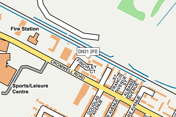 DN31 2FE map - OS OpenMap – Local (Ordnance Survey)