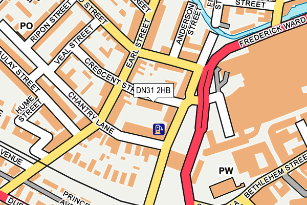 DN31 2HB map - OS OpenMap – Local (Ordnance Survey)