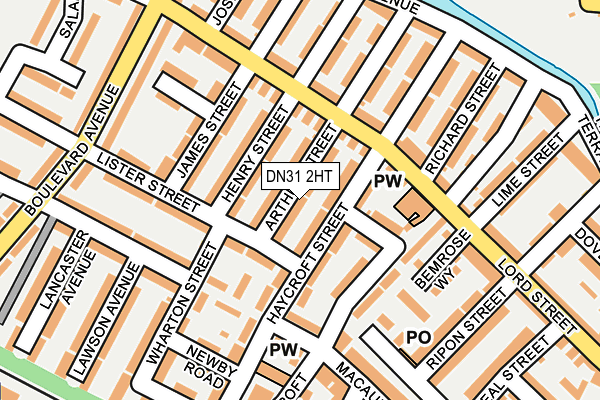 DN31 2HT map - OS OpenMap – Local (Ordnance Survey)