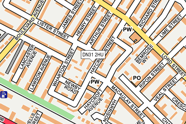 DN31 2HU map - OS OpenMap – Local (Ordnance Survey)