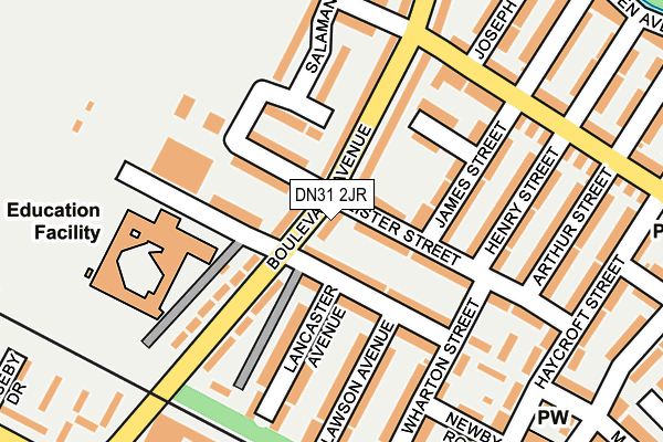 DN31 2JR map - OS OpenMap – Local (Ordnance Survey)