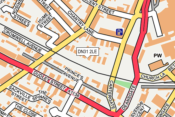 DN31 2LE map - OS OpenMap – Local (Ordnance Survey)