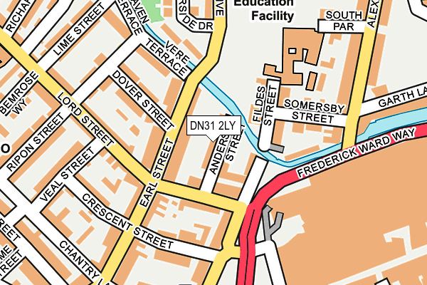 DN31 2LY map - OS OpenMap – Local (Ordnance Survey)