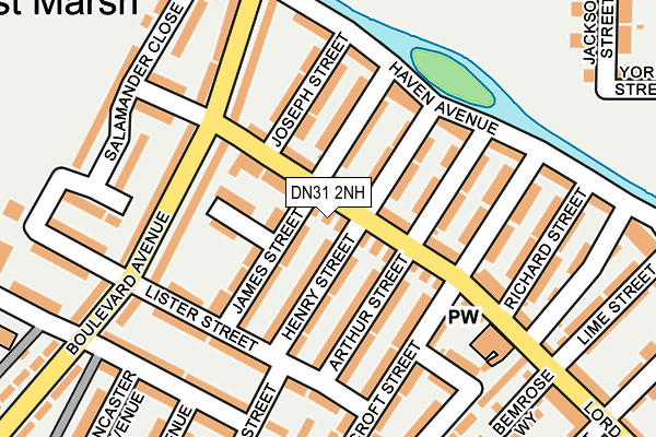 DN31 2NH map - OS OpenMap – Local (Ordnance Survey)