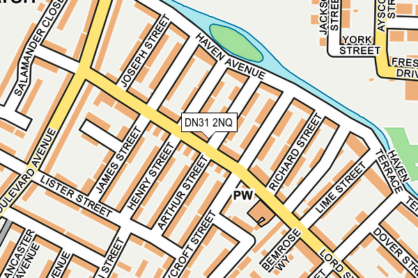 DN31 2NQ map - OS OpenMap – Local (Ordnance Survey)