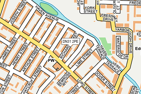 DN31 2PE map - OS OpenMap – Local (Ordnance Survey)