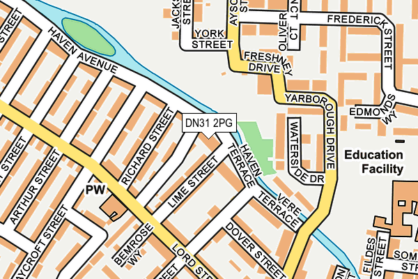 DN31 2PG map - OS OpenMap – Local (Ordnance Survey)