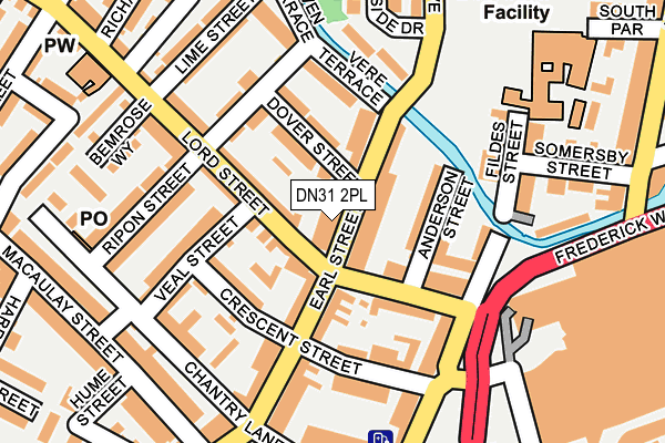 DN31 2PL map - OS OpenMap – Local (Ordnance Survey)