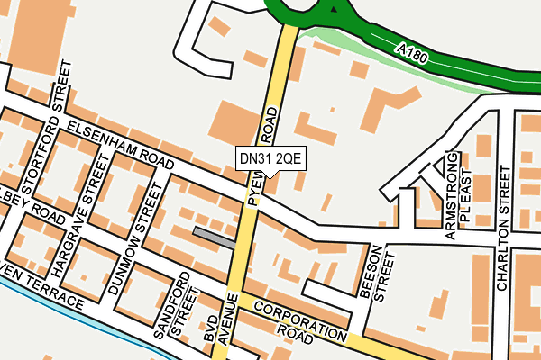 DN31 2QE map - OS OpenMap – Local (Ordnance Survey)