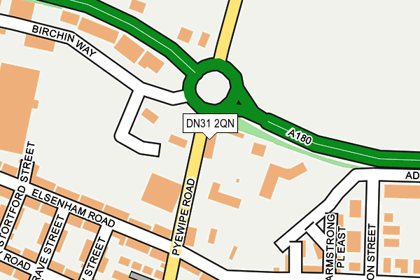 DN31 2QN map - OS OpenMap – Local (Ordnance Survey)
