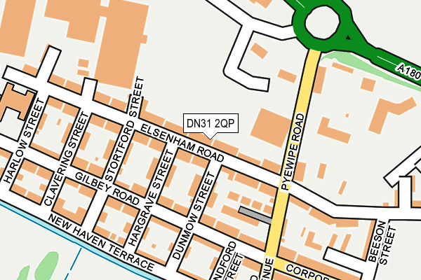 DN31 2QP map - OS OpenMap – Local (Ordnance Survey)