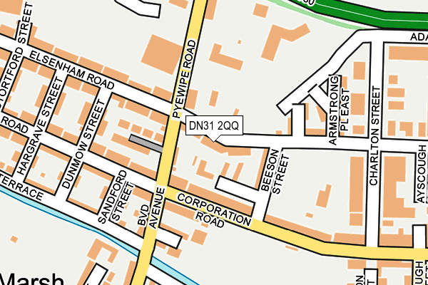 DN31 2QQ map - OS OpenMap – Local (Ordnance Survey)