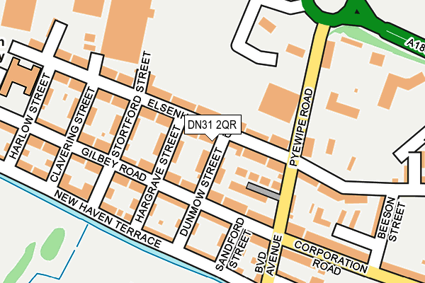 DN31 2QR map - OS OpenMap – Local (Ordnance Survey)