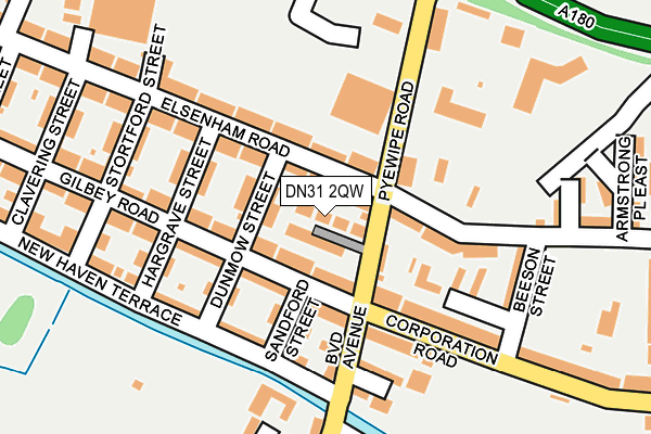 DN31 2QW map - OS OpenMap – Local (Ordnance Survey)