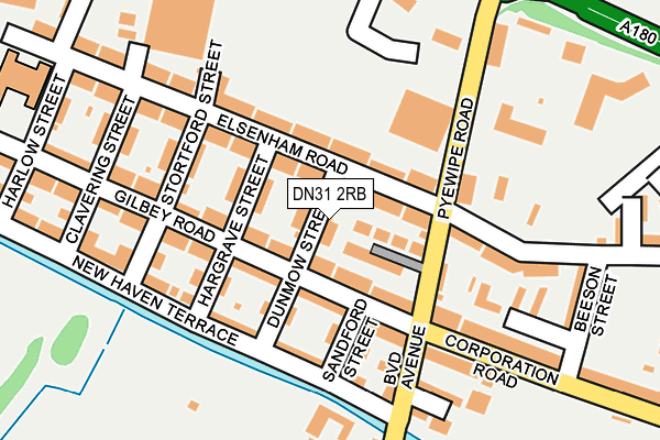 DN31 2RB map - OS OpenMap – Local (Ordnance Survey)