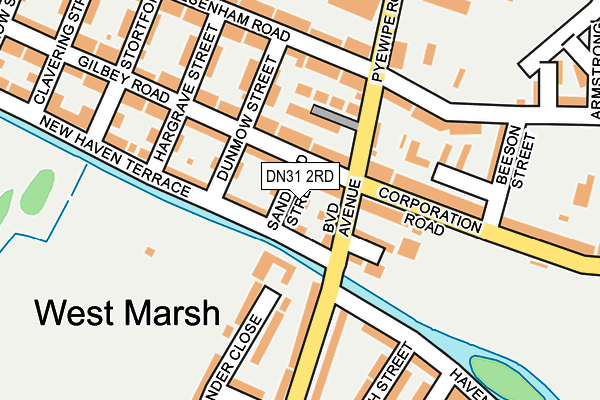 DN31 2RD map - OS OpenMap – Local (Ordnance Survey)