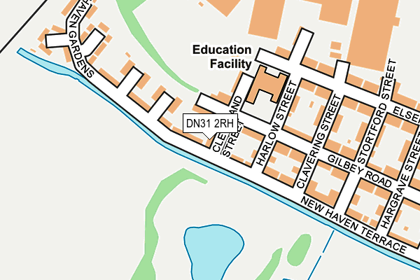 DN31 2RH map - OS OpenMap – Local (Ordnance Survey)