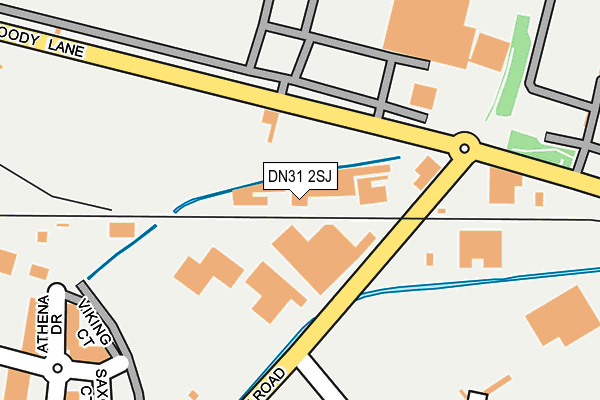 DN31 2SJ map - OS OpenMap – Local (Ordnance Survey)