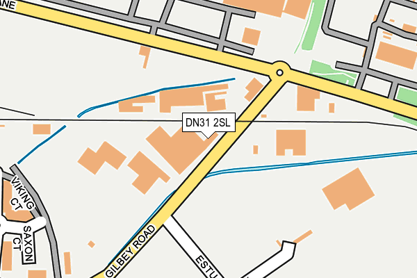 DN31 2SL map - OS OpenMap – Local (Ordnance Survey)