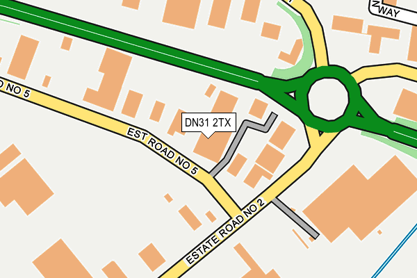 DN31 2TX map - OS OpenMap – Local (Ordnance Survey)
