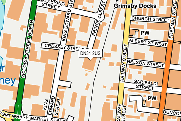 DN31 2US map - OS OpenMap – Local (Ordnance Survey)