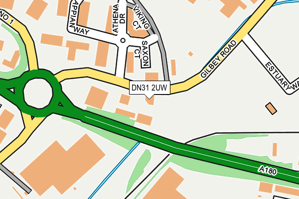 DN31 2UW map - OS OpenMap – Local (Ordnance Survey)