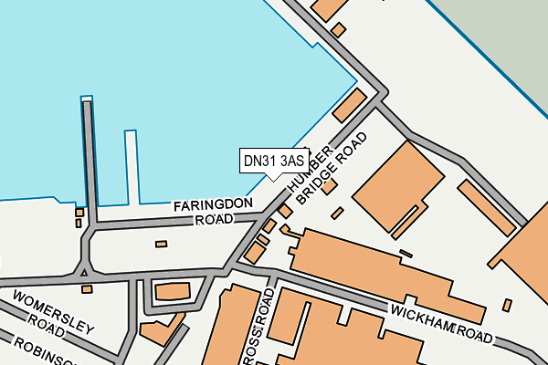 DN31 3AS map - OS OpenMap – Local (Ordnance Survey)